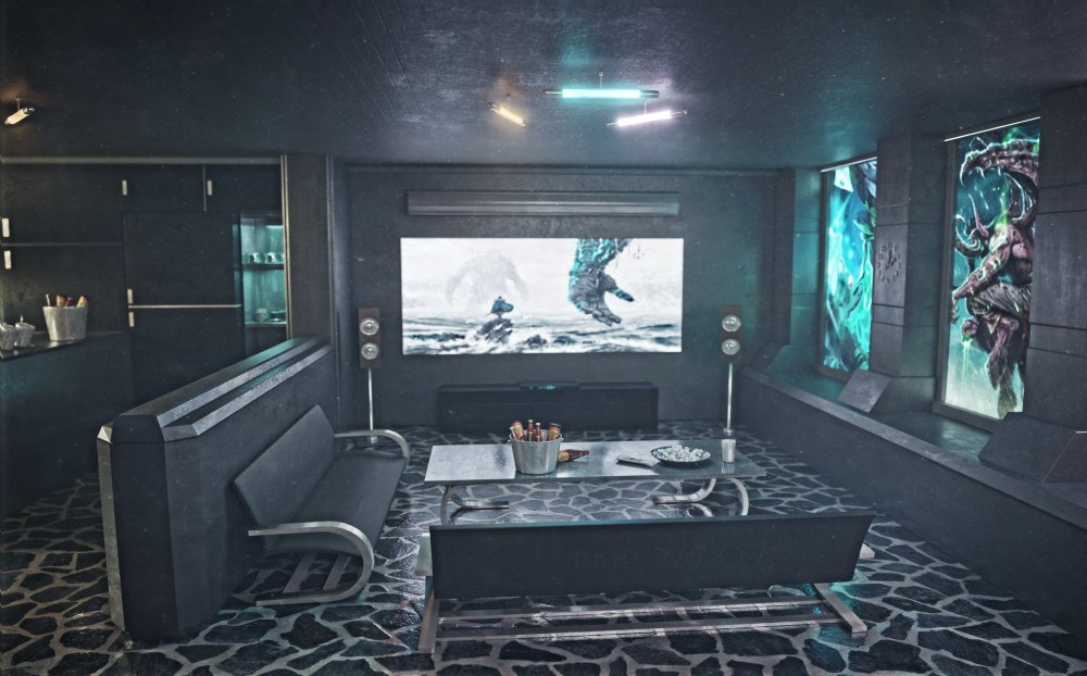 Киберпанк 2077 интерьер