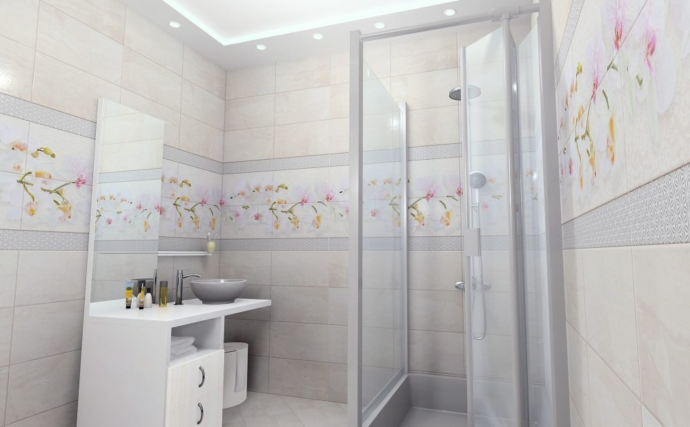 Панель ПВХ unique Орхио с глиттером сер. 8*250*2700мм