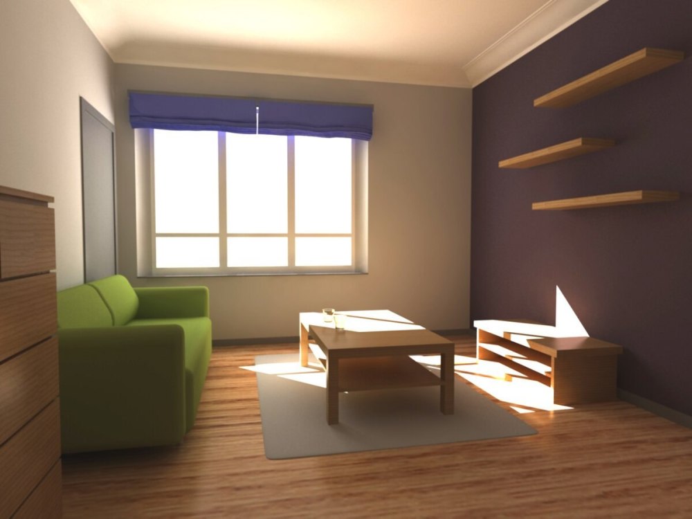Рендер интерьера в 3ds Max