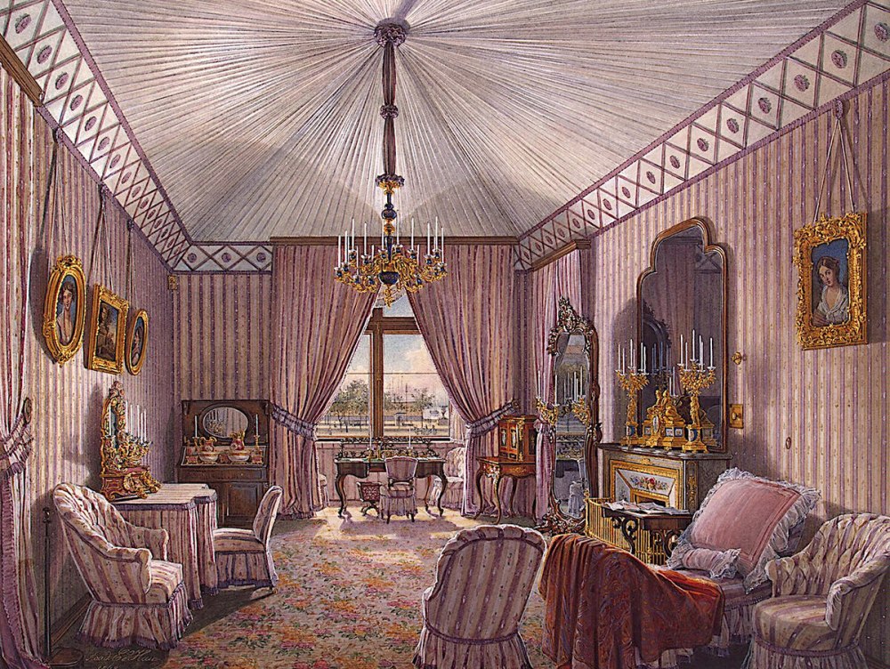 Эдуард Петрович ГАУ (1807-1887) - интерьеры